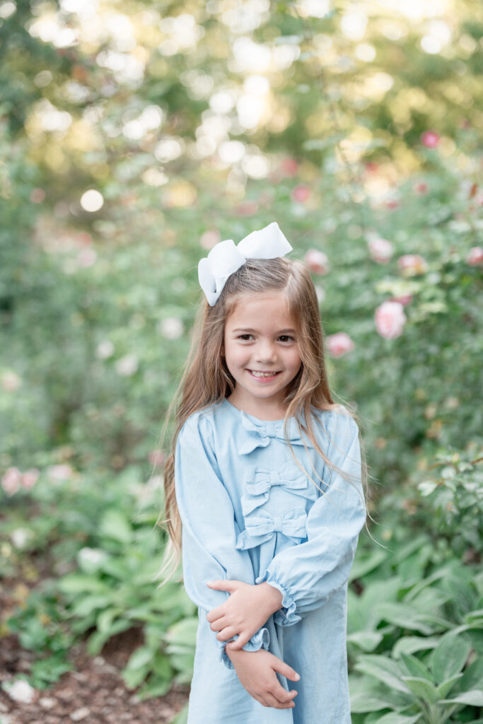 Huntsville AL Photography Locations girl in rose garden